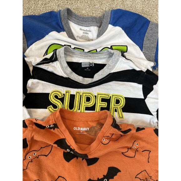 8 PC Toddler Boys 4t T-shirts & Hoodies Long Sleeves Mix Brand Read - Picture 15 of 16